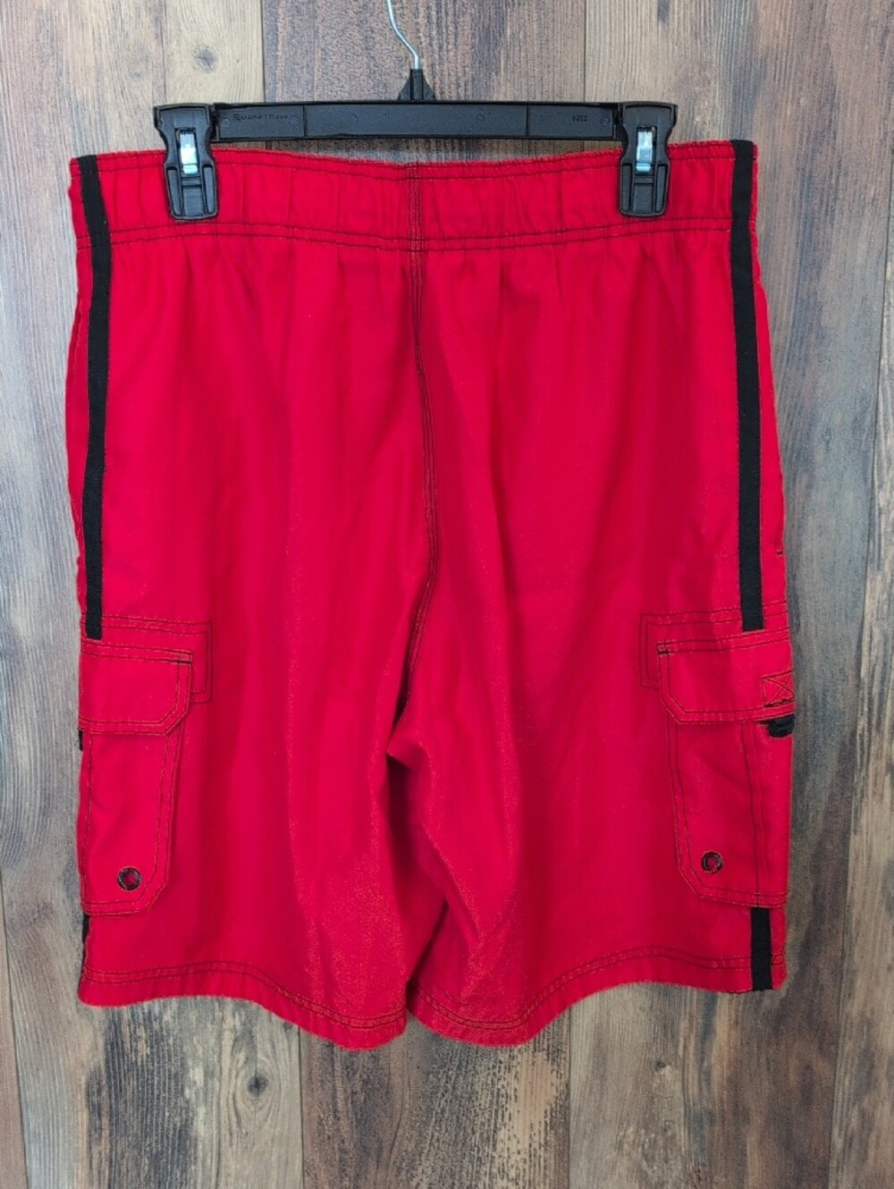 OP Red Swim Trunks Board Shorts M       669A